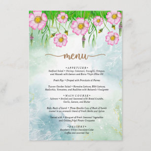 Menu Little Wildblomma är på samma sätt som Baby S Tilläggskort