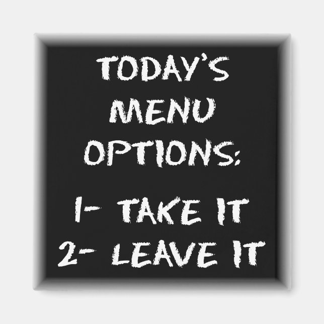 Menu magnet (Framsidan)