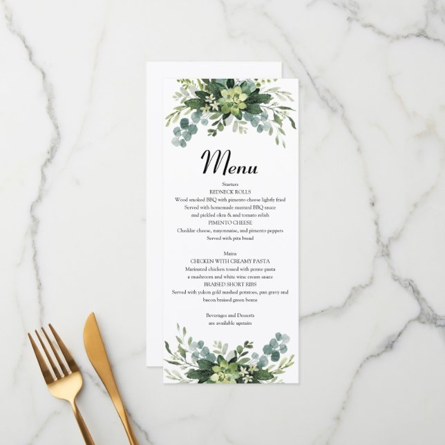 Menú Plano de vegetación Meny (Fram/Back In Situ)