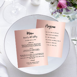 Menu-programmet ro guld födelsedagsfest budget flygblad