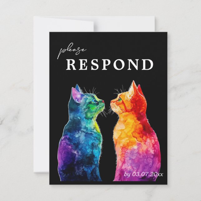 MENU + QR-OSA kort från "Just Yours: A Rain (Framsida)