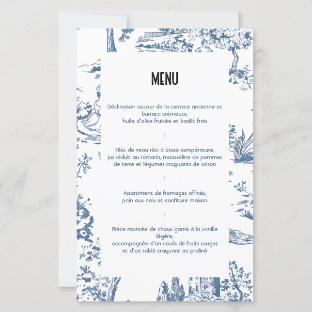 Menu Victoria (Framsida)