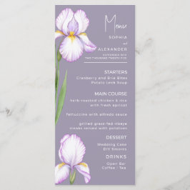 Menus for a modern wedding. meny