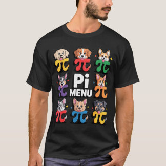 Meny 314 Matematiklärare Glad Pajdag Lärare Hundar T Shirt