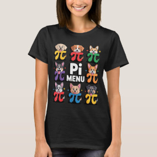 Meny 314 Matematiklärare Glad Pajdag Lärare Hundar T Shirt