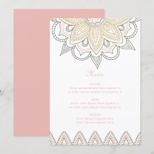 Meny_Anpassningsbar för klär Inbjudningar