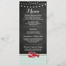 Meny Bröllopsmottagning Kräftor Kokning Hummer Str Inbjudningar