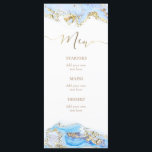 Meny för blå marmor i bläck<br><div class="desc">anpassningsbar-menyn</div>