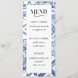 Meny för blå Medelhavsbricka