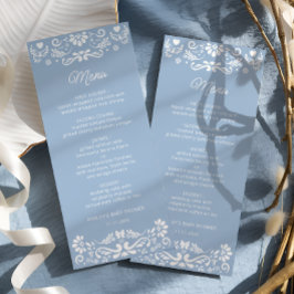 Meny för Cielito Lindo Mexican Blue Baby Shower