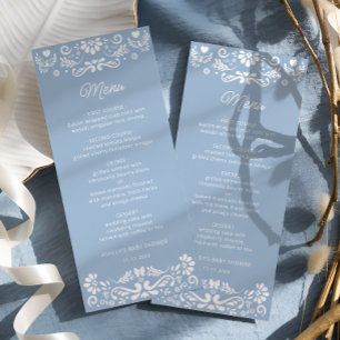 Meny för Cielito Lindo Mexican Blue Baby Shower