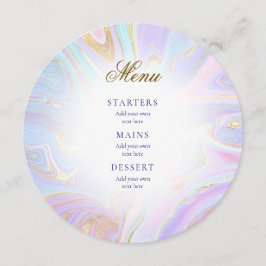 Meny för flytande marmor