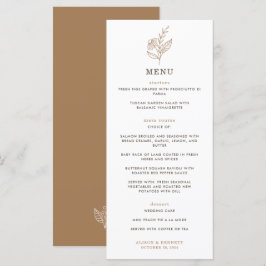 Meny för hösten Sprig Fall Wedding