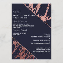 Meny för marble Diagonal Bröllop vid marble Blue R