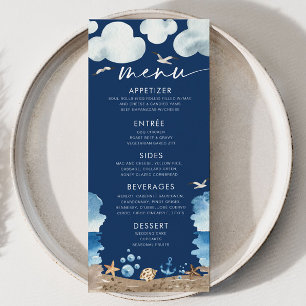 Meny för Nautica Navy Baby Shower