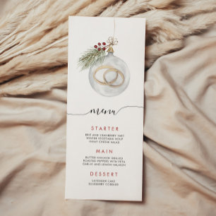 Meny för prydnadsföremål för vinterjul