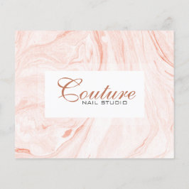 Meny Lista över Vita och Ro-Guld Marble Swirls