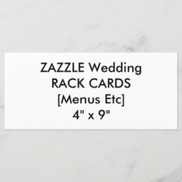 Meny- och programkort för Anpassningsbar i bröllop Meny