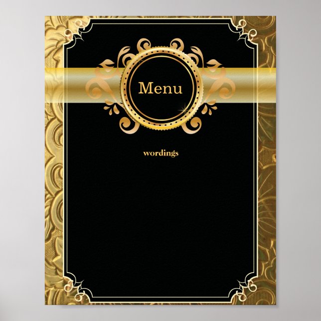 Meny Poster (Framsidan)