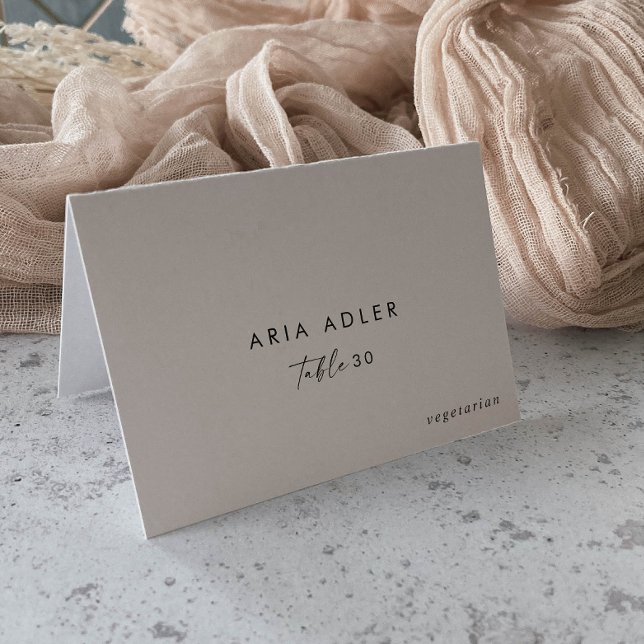 Menyalternativet Modern skript Bröllop Placera kor Bordsnummer (Skapare uppladdad)