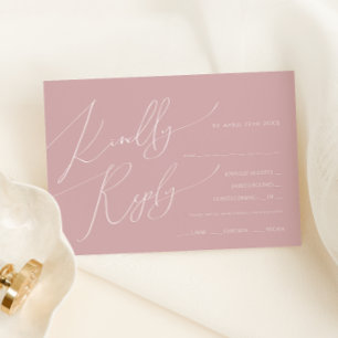 Menyalternativet Ro i Vågrät Boho-skript, OSA kort