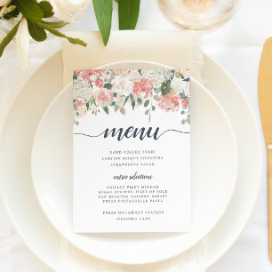 Menykort för Blommigt under midsommaren Meny