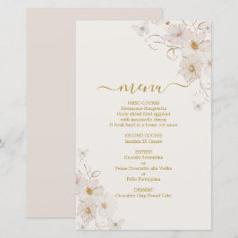 Menykort för Butterflies