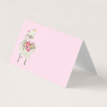 Menykort för Llama Födelsedagsfest