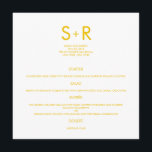 Menykort för modernt minimalistiskt Bröllop Meny<br><div class="desc">Denna moderna minimalistiska samling är enkel och snyggt,  perfekt för att lägga till en contemporary vid alla händelser. Finns i en mängd färg. Anpassningsbar färg tillgänglig på begäran.</div>