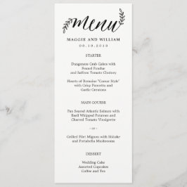 Menykort för Rustic Grenar Meny