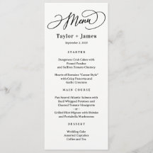 Menykort för speciell Dag EDITABLE FÄRG Bröllop