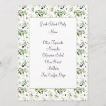 Menykort för vattenfärger och flytande färger