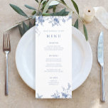 Menykort för vintage Blue Blommigt Bröllop Bord Meny<br><div class="desc">Dusty Blue,  Vintage Blue,  Elegant 5x7" Bröllop Bord Menu Cards Flat Menu Elegant Calligraphy Eat and Drink Bröllop Menus | Enkel calligrafi Rustic Bröllop Menus Bröllop Menus,  Rustic Bröllop Menu,  Blommigt Wedidng Menu,  Bröllop Bord Menu</div>