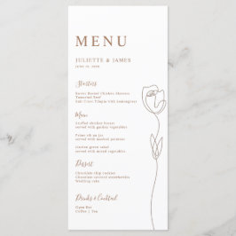 Menykort för Whimsical Line Ro Meny