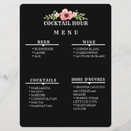 MENYN anpassade COCKTAIL HOUR Meny