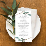 Menyn Botanical Bliss Bröllop Collection Meny<br><div class="desc">Fira i stil med dessa snyggtar och mycket trendig menykort i bröllop. Den här designen är lätt att anpassa med din speciella händelsetext och dina gäster blir glada när de ser dessa fantastiska menyer.</div>