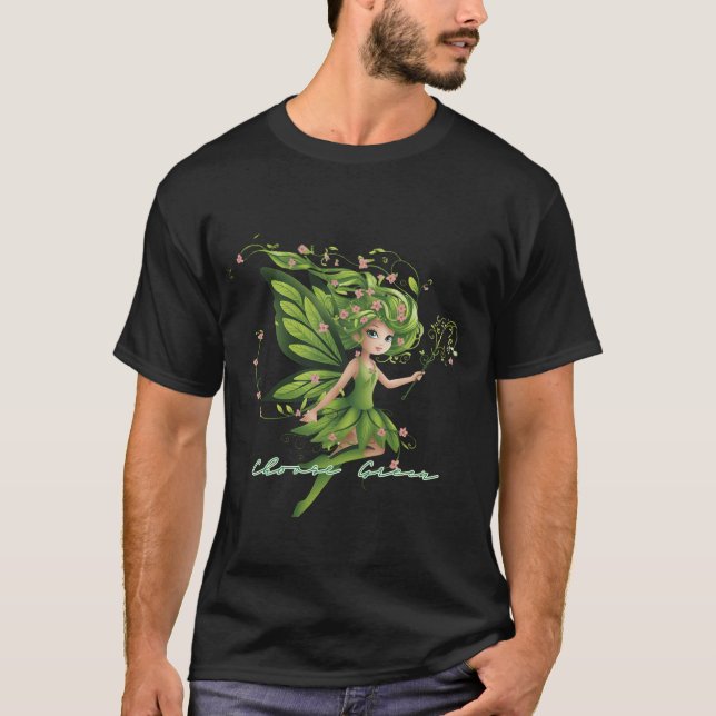 Menyn Grönt: Natur, Grönt är hem T Shirt (Framsida)