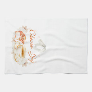 Menyn Joy - Tea Towel - Cinnamon Roll & Tea Kökshandduk