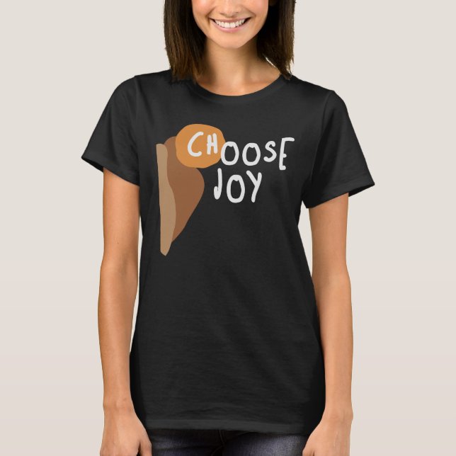 Menyn Joy - Uppmjuka upp den kristna offerten T Shirt (Framsida)
