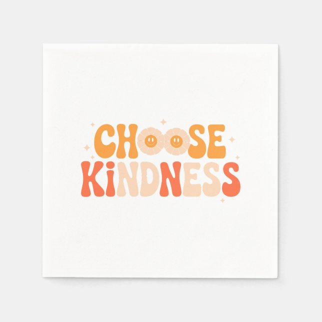 Menyn Kindness - Blommigt inspiration Pappersservett (Framsidan)