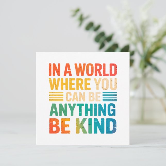 Menyn Kindness - inspiration (Stående Fram)