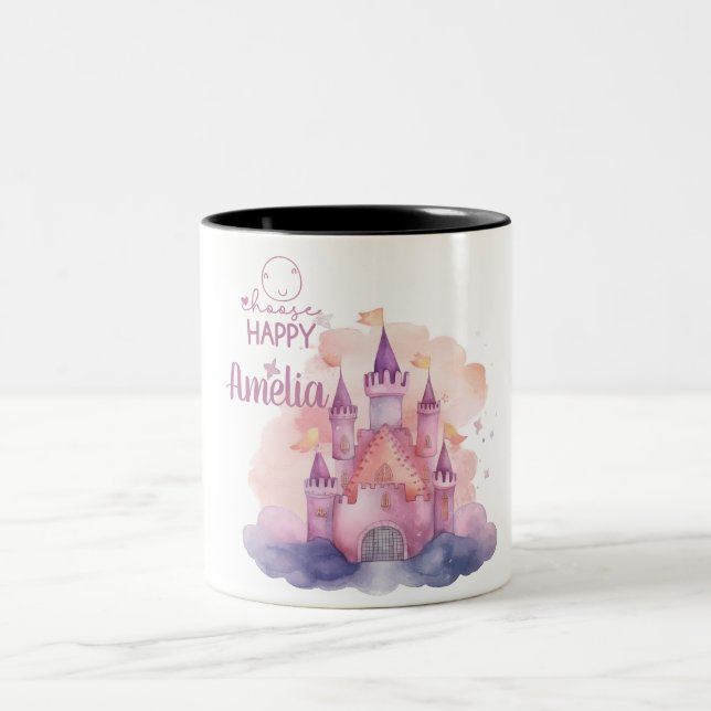 Menyn Lycklig anpassade Mugg (Center)