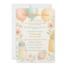 Menyn Mjuk vattenfärg - babyvisningsprogram