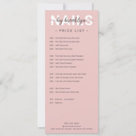 Menyn Nail Salon Pris List Services Inbjudningar