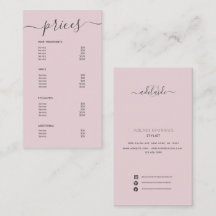 Menyn Pris Rosa Hair Stylist List Service Meny