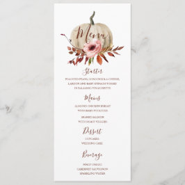 Menyn Pumpkin Höstmiddag Meny