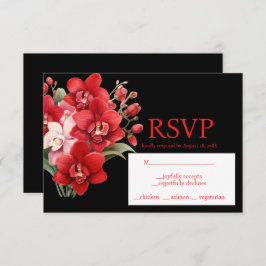 Menyn Red Orchids Choices OSA Responcard