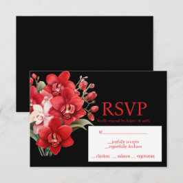 Menyn Red Orchids Choices OSA Responcard