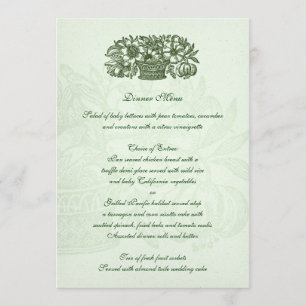 Menyn Sage Classic Flower Basket Meny