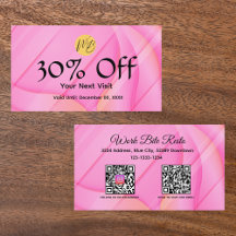Menyn Toning-Rosa Wave Restaurant Qr-kod och